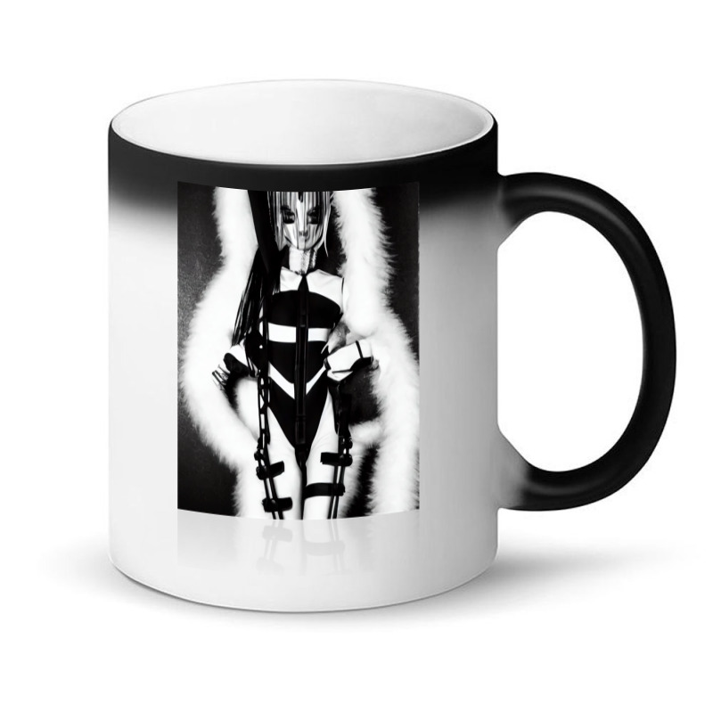 Female Alien Costume Fashion Model Pop Art Gift Magic Mug | Artistshot