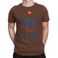 Titanic Vintage Poster Cruise Sinking Ship Atlanti T-shirt | Artistshot