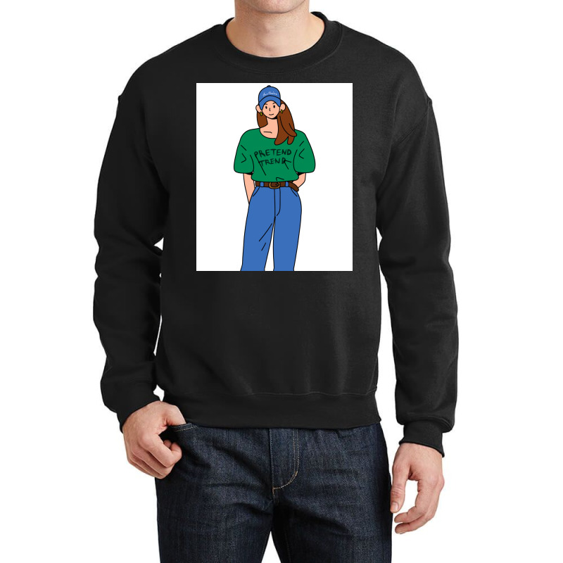 Green Fashion Music Crewneck Sweatshirt by cupzchewl | Artistshot