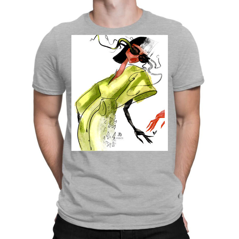 Green Dress Hippie T-Shirt by boasaaruqig | Artistshot