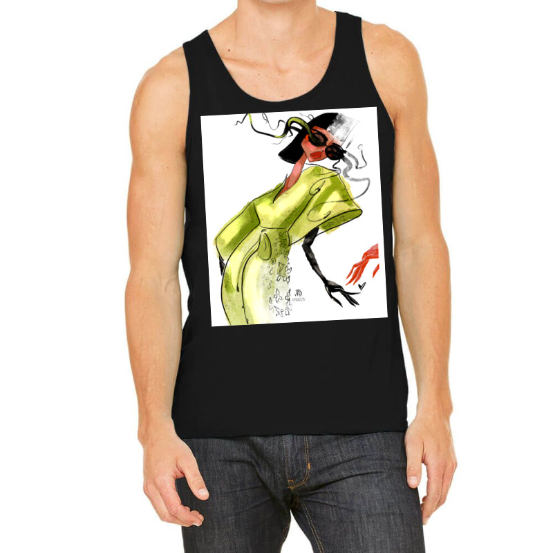 Green Dress Hippie Tank Top by boasaaruqig | Artistshot