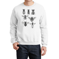 Bees And Wasp Funny Hippie Crewneck Sweatshirt | Artistshot