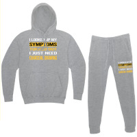 Funny My Symptoms Charcoal Drawing Vintage Hoodie & Jogger Set | Artistshot