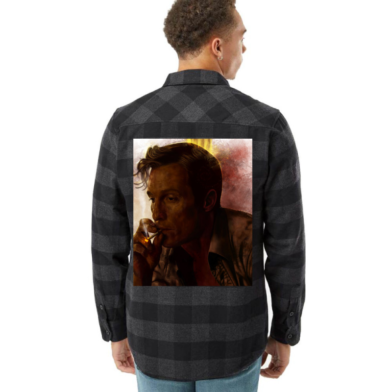 True Detective   Rust Cohle Flannel Shirt by nadiehirlok | Artistshot