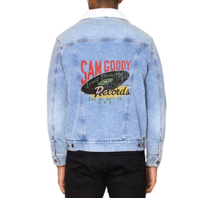 Sam Goody Records Unisex Sherpa-lined Denim Jacket | Artistshot