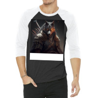 Samurai At The Head Of A Wolf V5 Cool 3/4 Sleeve Shirt | Artistshot