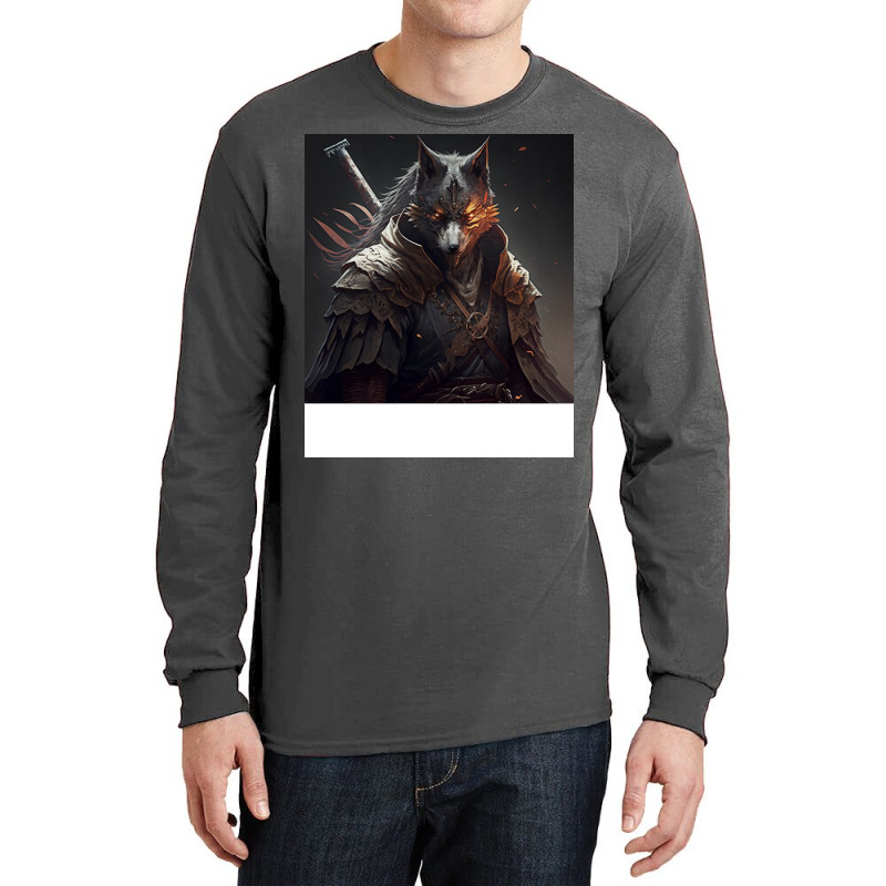 Samurai At The Head Of A Wolf V5 Cool Long Sleeve Shirts | Artistshot