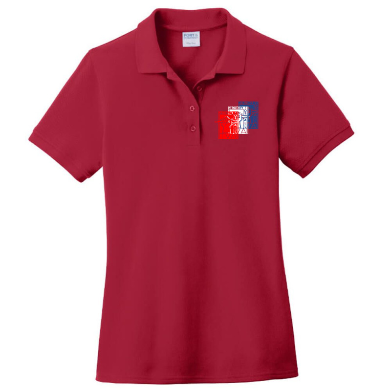 Tva Tennessee Valley Authority Patriotic New Deal Ladies Polo Shirt by jorsievinettc | Artistshot