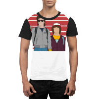 Steve And Dustin Design Graphic T-shirt | Artistshot