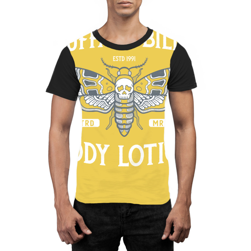 Buffalo Bill's Body Lotion   Horror   Death's Head Graphic T-shirt | Artistshot