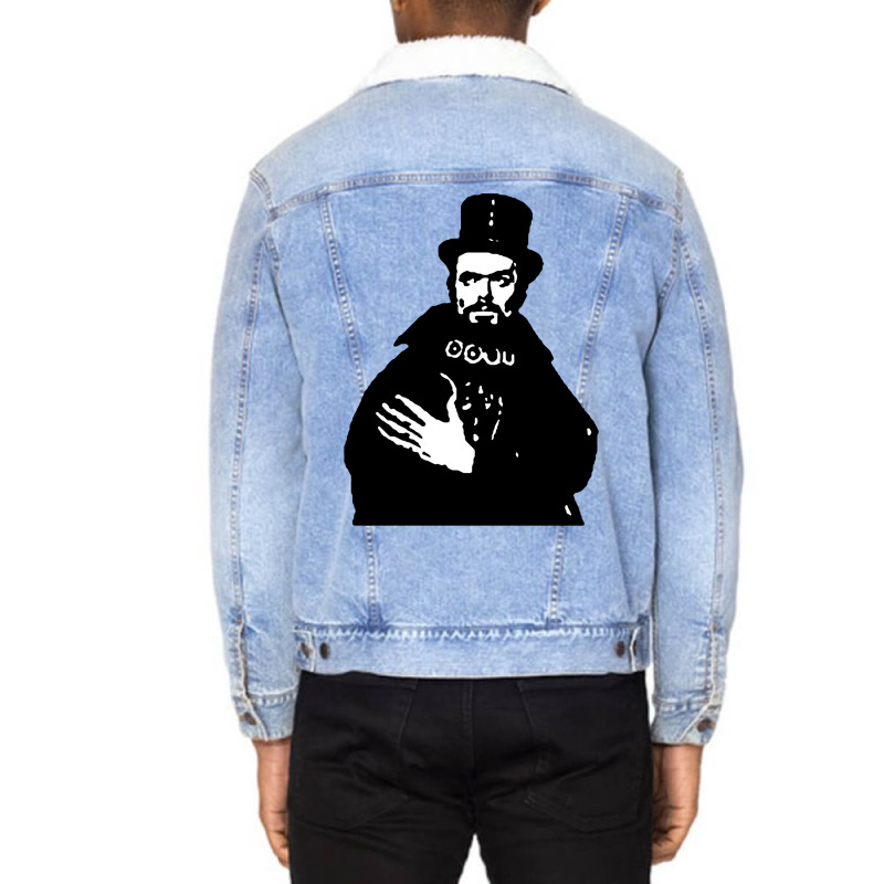 Coffin Joe Unisex Sherpa-Lined Denim Jacket by cevassanadel | Artistshot