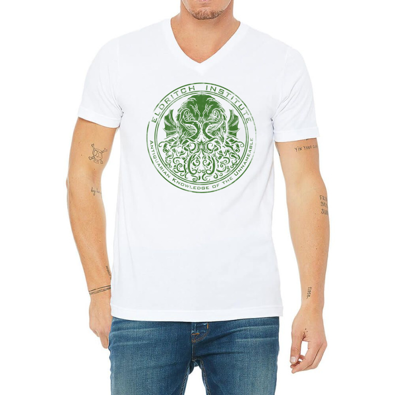 Eldritch Institute V-Neck Tee by cevassanadel | Artistshot