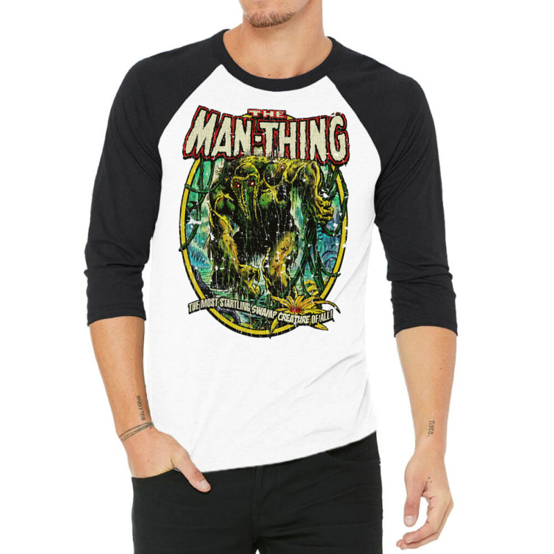 Horror The Man Thing 1974 3/4 Sleeve Shirt | Artistshot