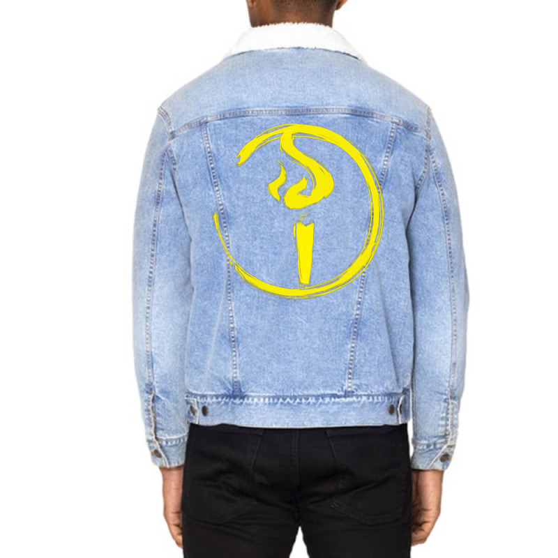 Light Bearer Symbol Unisex Sherpa-Lined Denim Jacket by cevassanadel | Artistshot