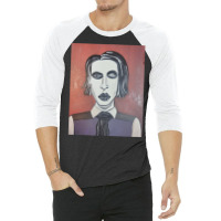 Marilyn Manson 3/4 Sleeve Shirt | Artistshot