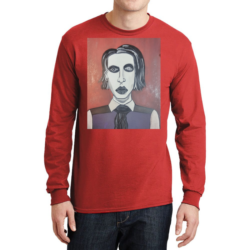 Marilyn Manson Long Sleeve Shirts by cevassanadel | Artistshot