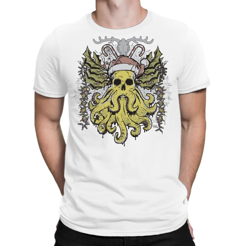 Merry Cthulhumas! T-Shirt by cevassanadel | Artistshot