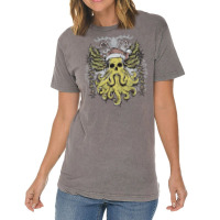 Merry Cthulhumas! Vintage T-shirt | Artistshot