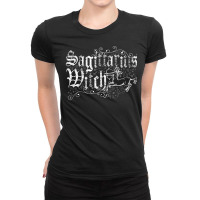 Sagittarius Zodiac Sign Witch Craft Vintage Distre Ladies Fitted T-shirt | Artistshot