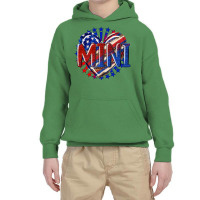 American Mini Heart Youth Hoodie | Artistshot