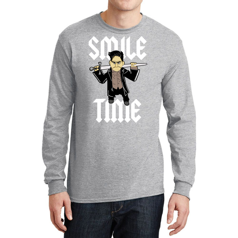 Smile Time Puppet Long Sleeve Shirts by superivelisy | Artistshot