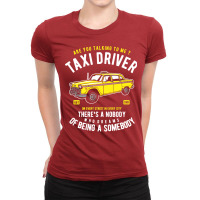 Taxi Driver Ladies Fitted T-shirt | Artistshot