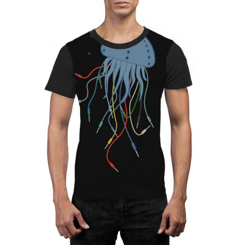 Modular Jellyfish Synthesizer For Musician Graphic T-shirt | Artistshot