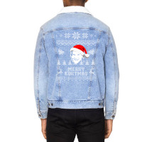 Merry Kurtmas Parody Christmas Shirt Unisex Sherpa-lined Denim Jacket | Artistshot