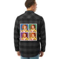 The Auburn Jerry Hall Pop Art Flannel Shirt | Artistshot