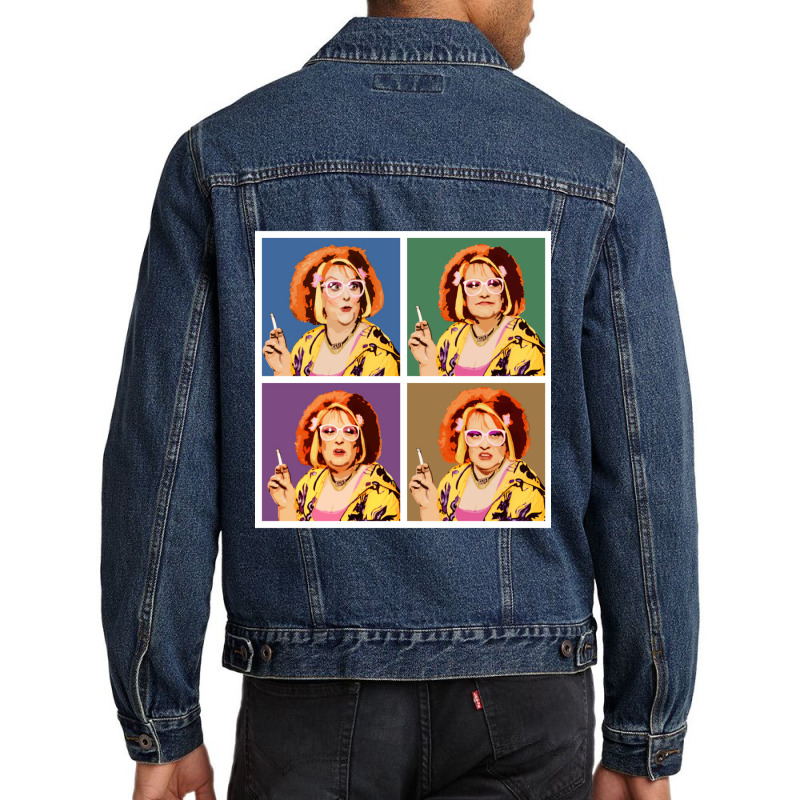 The Auburn Jerry Hall Pop Art Men Denim Jacket | Artistshot