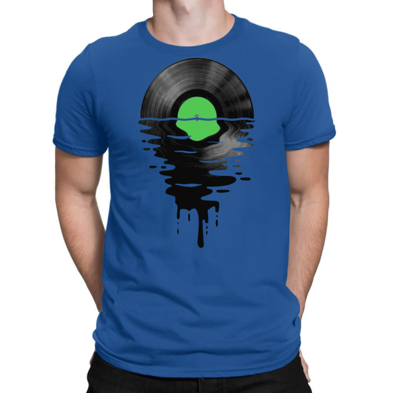 Music Vinyl Cool Sunset Sunset  Green T-Shirt by lyxellseradjq | Artistshot