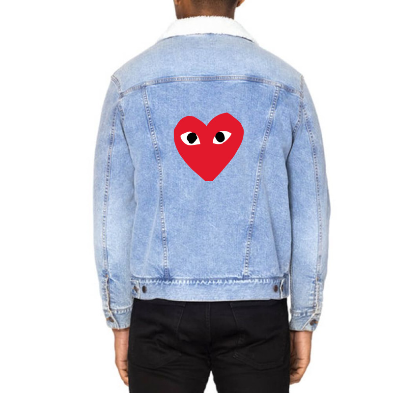 Commes De-garcons Unisex Sherpa-Lined Denim Jacket by DawnOlson55 | Artistshot