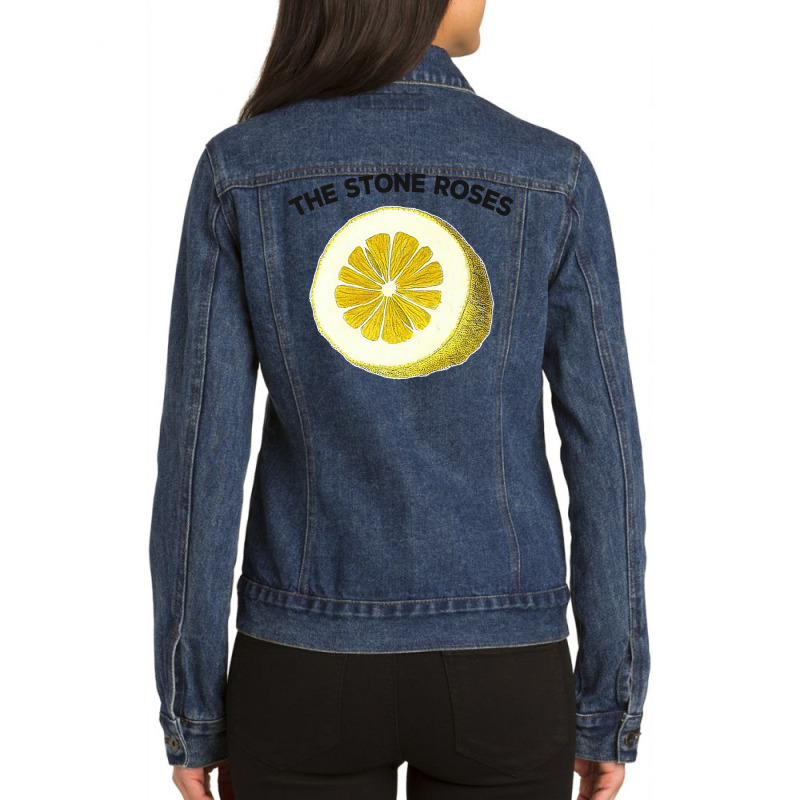 The Stone Roses     Vintage Style Fan Art Design Ladies Denim Jacket by myrthamatusl | Artistshot