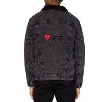 Commes De-garcons Unisex Sherpa-lined Denim Jacket | Artistshot