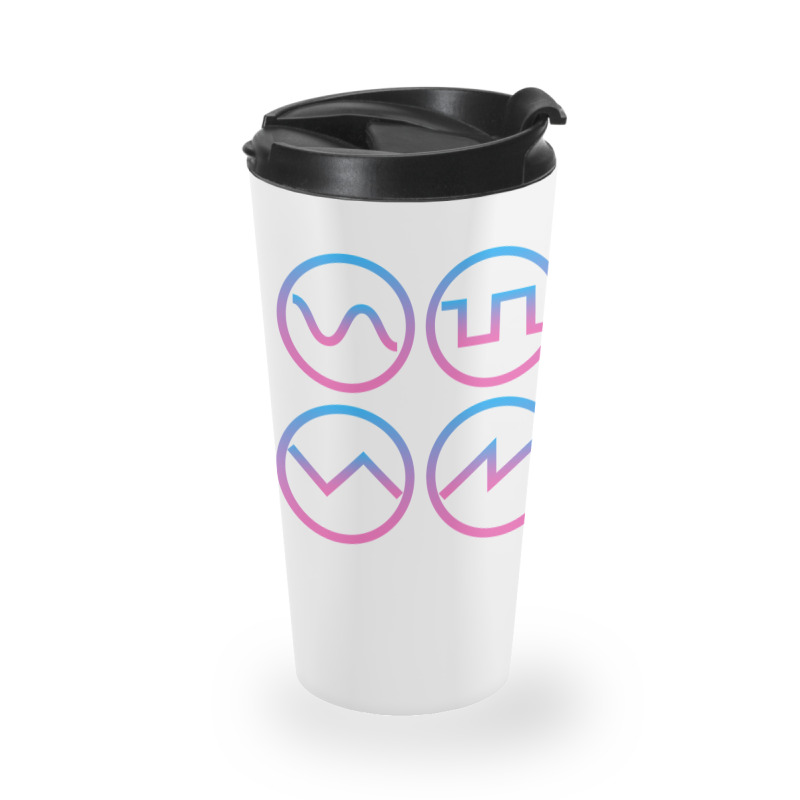 Synth Waveform Synthesizer Travel Mug | Artistshot