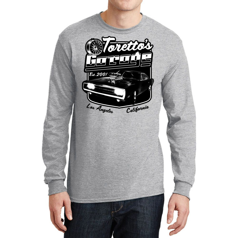 Toretto's Garage   Los Angeles Long Sleeve Shirts by megannukunug | Artistshot