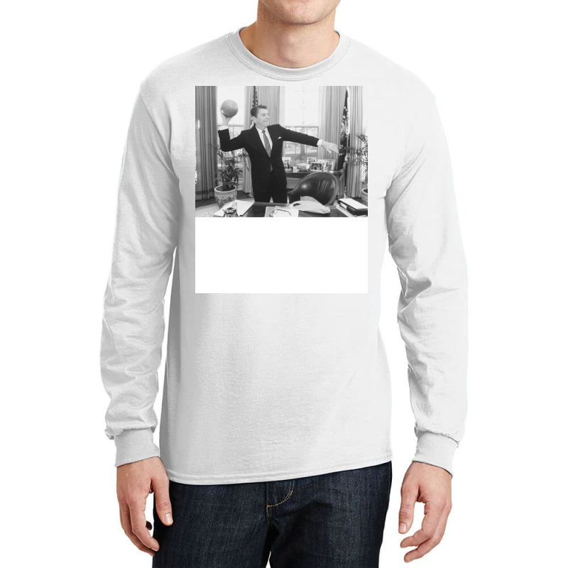 Reagan Oval Office Football Long Sleeve Shirts by viorisangglek | Artistshot