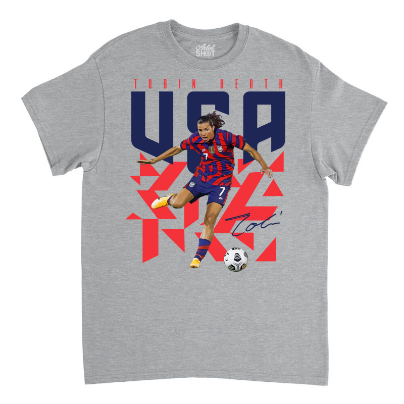 Tobin Heath Classic T-shirt by djrissacsw | Artistshot