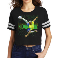 Richarlison Brazil Scorecard Crop Tee | Artistshot