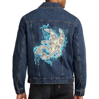 Trippy Floaters 7 Men Denim Jacket | Artistshot