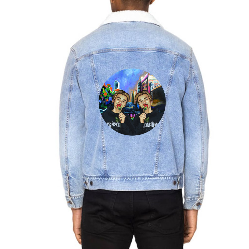 Marcus And Martinus Lovers Trendy Musical Usa Unisex Sherpa-lined Denim Jacket | Artistshot