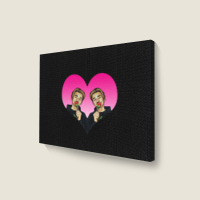 I Love You Marcus And Martinus My Valentine Day Landscape Canvas Print | Artistshot