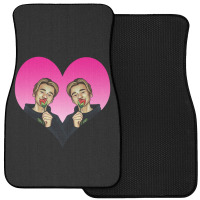 I Love You Marcus And Martinus My Valentine Day Front Car Mat | Artistshot