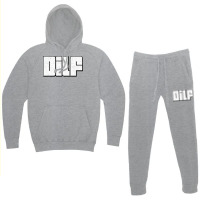 Dilf  Retro Style Typography Design3 Hoodie & Jogger Set | Artistshot