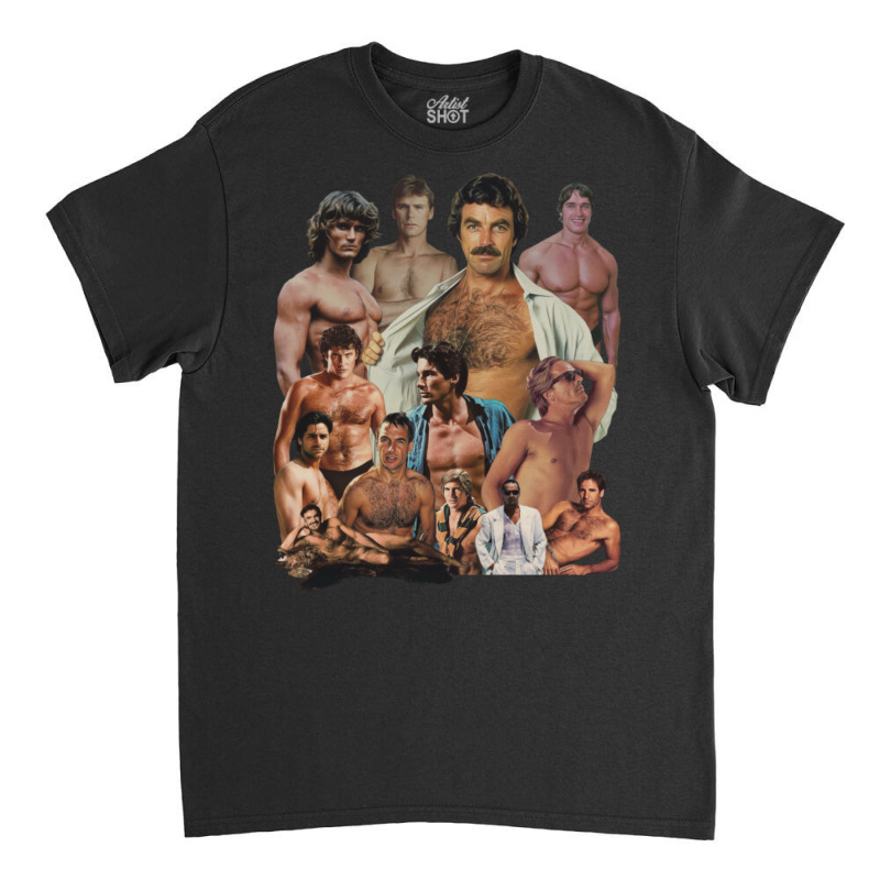 Hunks Of The 80s Classic T-shirt by mpofykurpesl | Artistshot