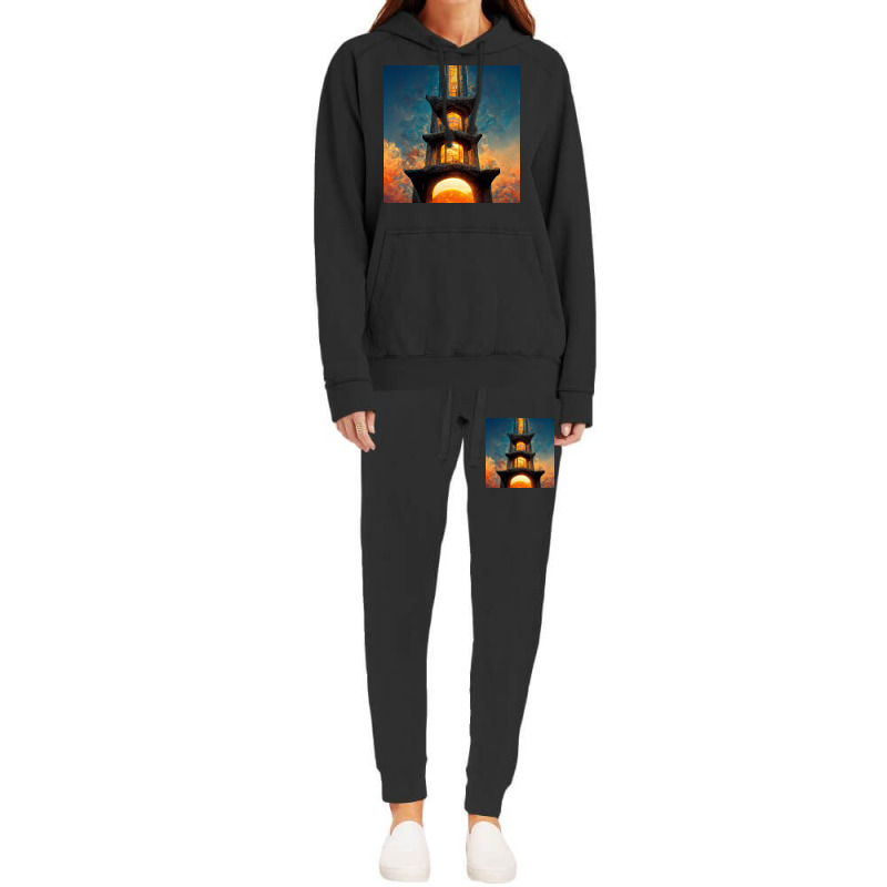 Tower Design Ideas In 1454 Hoodie & Jogger Set | Artistshot