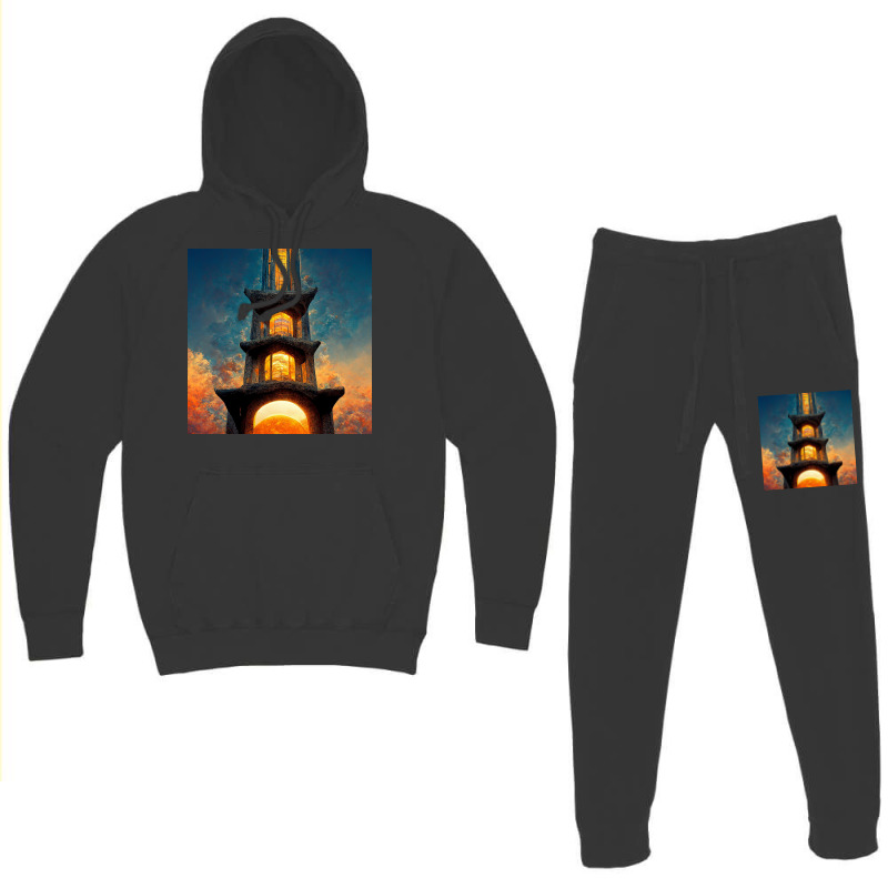 Tower Design Ideas In 1454 Hoodie & Jogger Set | Artistshot