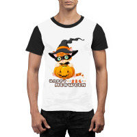 Happy Meoween Kitty Graphic T-shirt | Artistshot