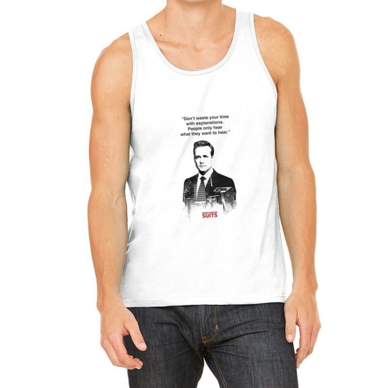 Harvey Quotes   Dont Waste Your Time Tank Top by Ameduw | Artistshot