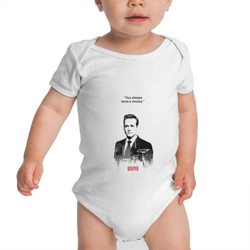 Harvey Quotes   You Always Have A Choice Baby Bodysuit by Ameduw | Artistshot